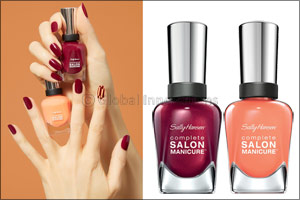 Fall Nail Trend Report by Sally Hansen: Optical Illusion with Complete Salon Manicure 3.0