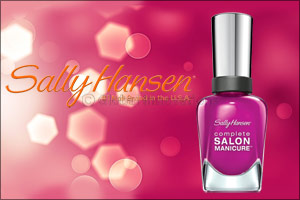 SALLY HANSEN presents the COLOR of the MONTH: Complete Salon Manicure 3.0 �Cherry Cherry Bang Bang�