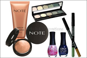 Shimmer and gold makeup from Lifestyle