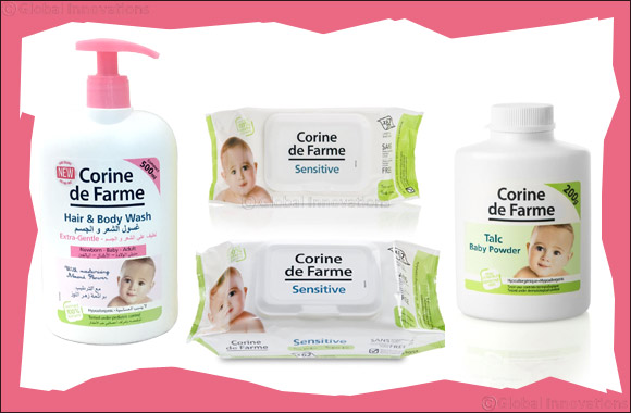 Care for your baby's sensitive skin with Corine de Farme Care for your baby's sensitive skin with Corine de Farme