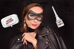 Halloween �Catwoman� mask using BROW products