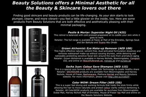Beauty Solutions Offers a Minimal Aesthetic for All the Beauty & Skincare Lovers Out There
