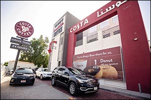 #TishTashThru - Welcome to the Future, in the Form of a Gloriously Retro Drive Thru Event as TishTash PR Partners with Costa Coffee UAE