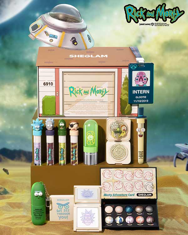 SHEGLAM Returns to the Glam Multiverse with the   Rick and Morty 2.0 x SHEGLAM Collection