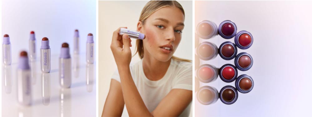 Kosas blurs the lines between cheeks and lips with impressionist multistick